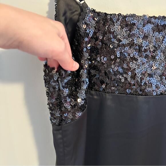 NWT Revolve House of Harlow Black Sequin Strappy Maxi Dress Medium - Picture 9 of 14